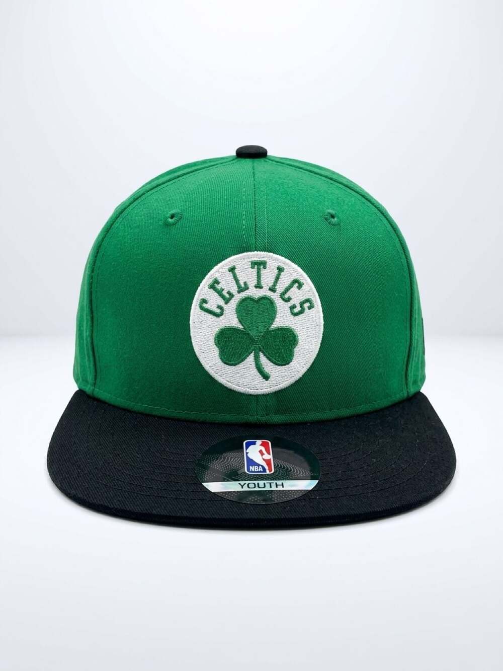 Boston Celtics Outerstuff Youth Two-Tone Snapback Hat Kelly Green Black